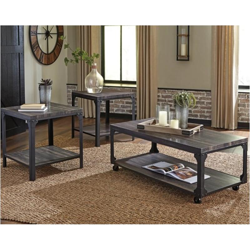 T108-13 ASHLEY FURNITURE JANDOREE 3 IN 1 PACK (1 COCKTAIL/2 ENDS