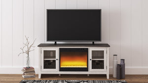 W287-68  / 60 INCH TV STAND WITH FIREPLACE