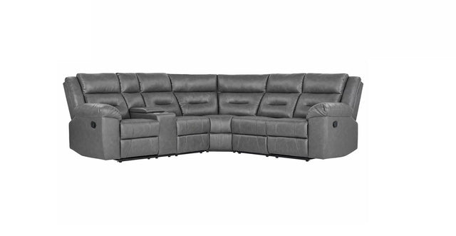 LANE MUSHROOM RECLINING SECTIONAL LIVING ROOM SET Serra Furniture