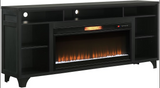 LOYD 75 INCH TV STAND WITH ELECTRIC FIREPLACE
