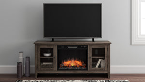 W275-68 - 60 INCH TV STAND WITH FIREPLACE