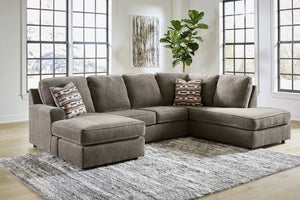 ASHLEY - O'PHANNON PUTTY LAF SECTIONAL LIVING ROOM SET