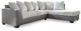 CLAIRETTE COURT 2-PIECE SECTIONAL WITH CHAISE