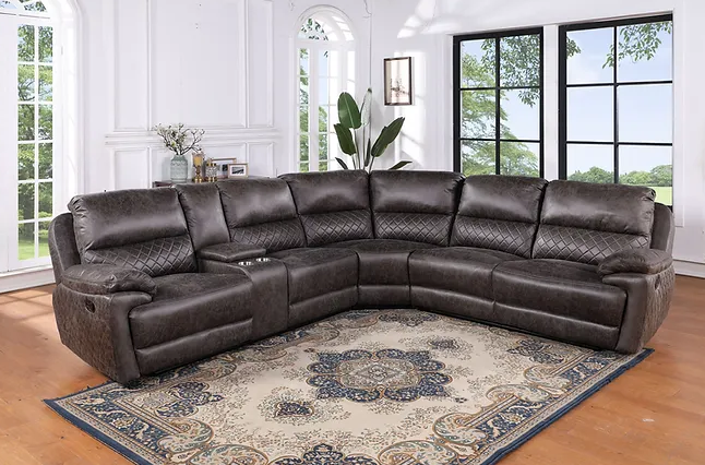 S7500 MARTINO RECLINING SECTIONAL LIVING ROOM SET Serra Furniture