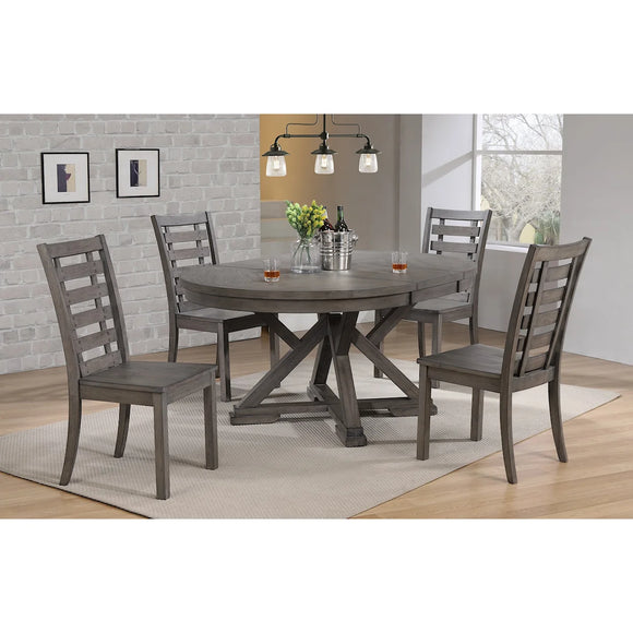 D100 5PCS ROUND DINING SET