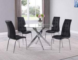 1172-5P JETTA DINING SET TABLE & 4 CHAIRS