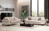 CONJUNTO DE SALA SOFÁ Y LOVESEAT VIOLETA - AZUL MARINO