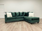 200 - SECTIONAL LIVING ROOM SET - BLUE