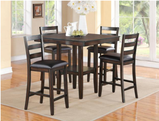 2630 TAHOE BROWN 5-PK COUNTER HEIGHT DINING SET