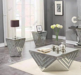 A20 3PCS OCCASIONAL TABLE 2 END TABLES SET Serra Furniture