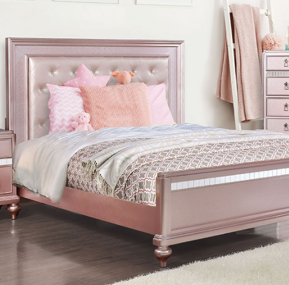 AVIOR TWIN / FULL / QUEEN SIZE BED - PINK