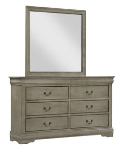 SETB3550 LOUIS PHILIP Dresser-Nightstand - GREY SETB3550 LOUIS PHILIP Dresser-Nightstand - GREY