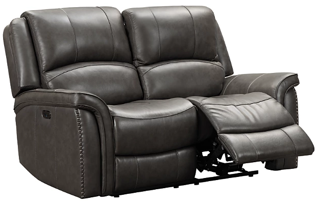 ASHLEY - GASPAR POWER RECLINING SOFA & LOVESEAT SET W/ADJUSTABLE