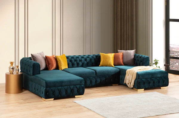 Matilda velvet two seater sofa online