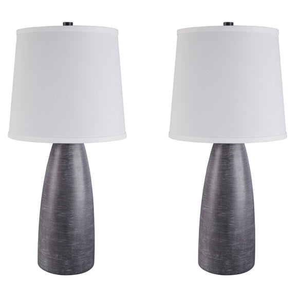 POLY TABLE LAMP SHAVONTAE GRAY