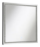 G961506 NOELLE SQUARE WALL MIRROR WITH LED LIGHTS