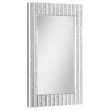 G961614 AIDEEN WALL MIRROR WITH FAUX CRYSTALS