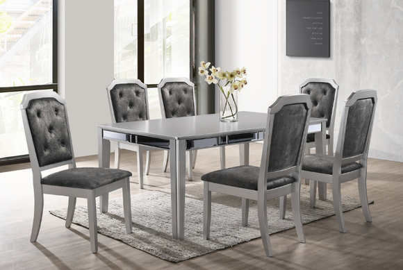 TRAVIS TABLE & 6 CHAIRS DINING SET