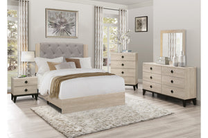 1524 WHITING COLLECTION 4 PCS QUEEN SIZE BEDROOM SET