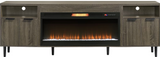 ATHENA 85 INCH TV STAND WITH ELECTRIC FIREPLACE