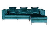 AVA SECTIONAL LIVING ROOM SET - TEAL