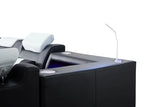 MI-9916 MATRIX SECCIONAL CON MESA DE CENTRO Y SOPORTE DE TV - NEGRO