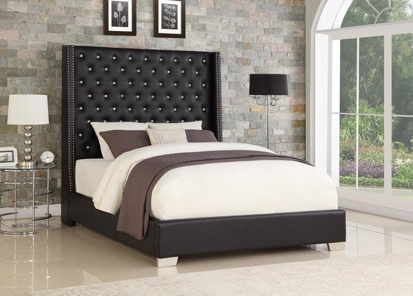 Bed with diamond headboard discount