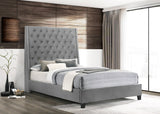 HH330 6FT - KING / QUEEN SIZE LINEN BED - GRAY