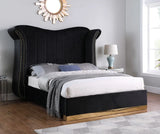 B400 LUNA KING / QUEEN SIZE BED - GRAY