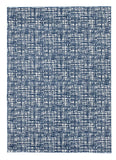 ASHLEY NORRIS 5' x 7' RUG - BLUE / WHITE