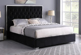 B600 ROSE KING / QUEEN SIZE BED - BLACK