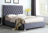 B600 ROSE KING / QUEEN SIZE BED - GRAY