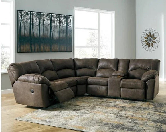 ASHLEY - TAMBO COLLECTION RECLINING SECTIONAL SET