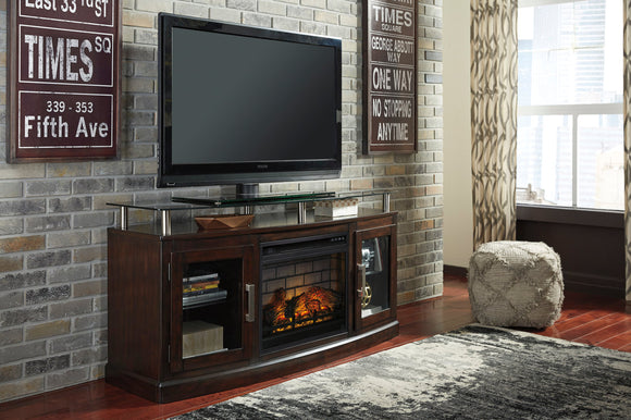 W757-48 - 60 INCH TV STAND WITH FIREPLACE